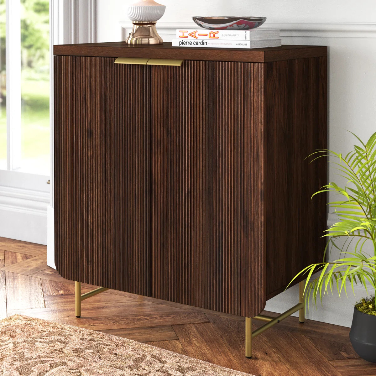 Ludlow Reeded 2-Door Accent Cabinet | Wayfair North America