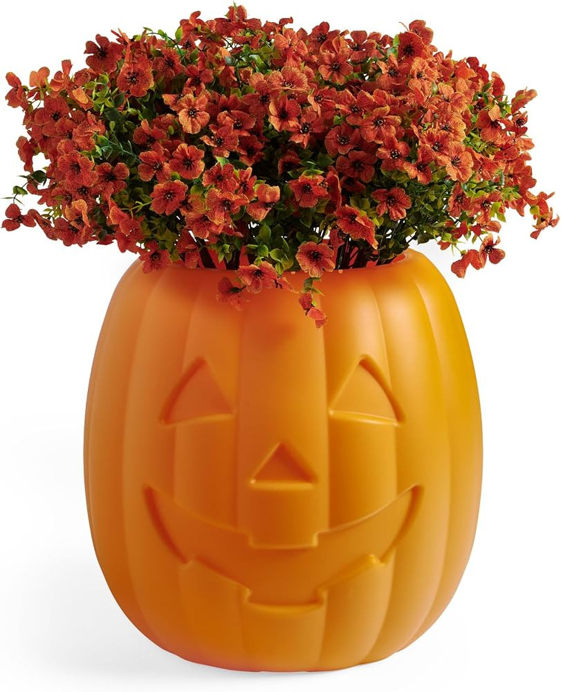 Step2 Reversible Pumpkin Planter, Indoor/Outdoor, Orange | Amazon (US)