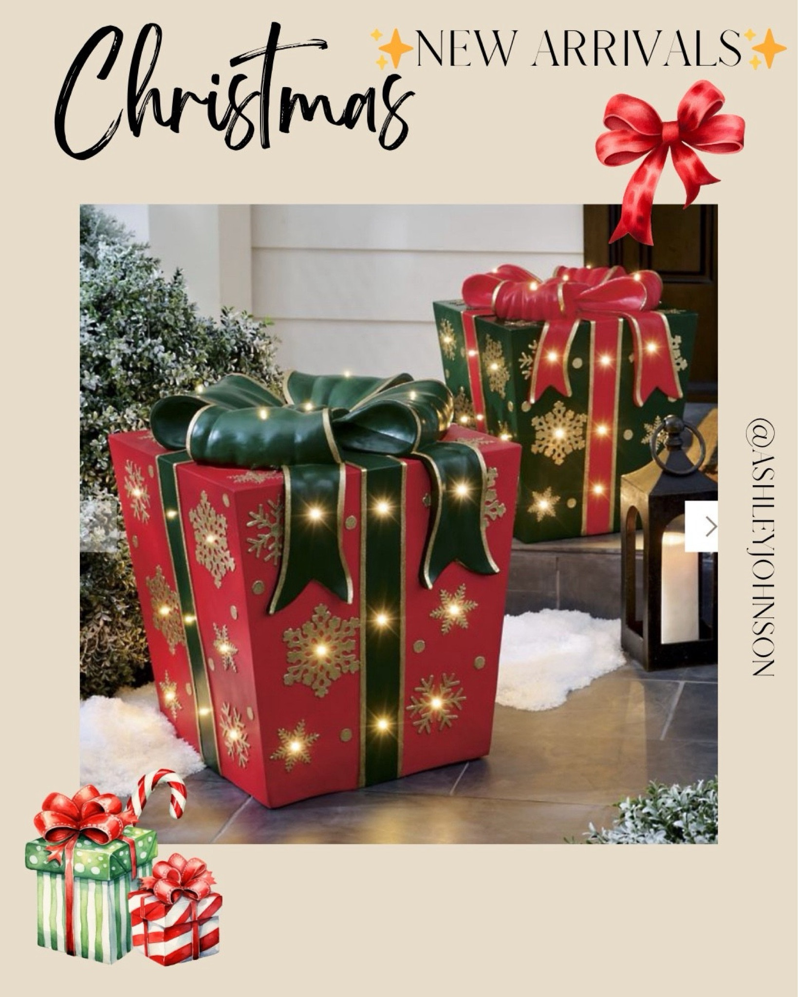 😍 Loooook at these new oversized light up Christmas presents!!! 🎁✨🎄 I would hurry & grab these quick if you really want them because sometimes these items sell out quickly! Click to follow my shop on the @shop.LTK app to shop this post and get my exclusive app-only content - where you can browse & save your favorite items and be notified when prices drop! 👏🏽

 #christmasporch #christmasdecorationideas #christmasyarddecorations #christmaspresents #holidayporch #christmasdecorideas 

#LTKHoliday #LTKSeasonal #LTKGiftGuide