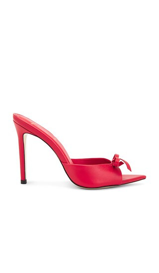 Brea Bow Sandal in Racing Red Nappa | Revolve Clothing (Global)