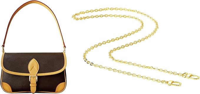 jiesinlov Purse Chain Strap CrossBody Handbag Gold Chains Shoulder Bag Strap Replacement,with Met... | Amazon (US)