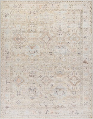 Marlene 33743 Ivory/Cream/Medium Brown (BOMN-2308) Printed Area Rug | Rugs Direct