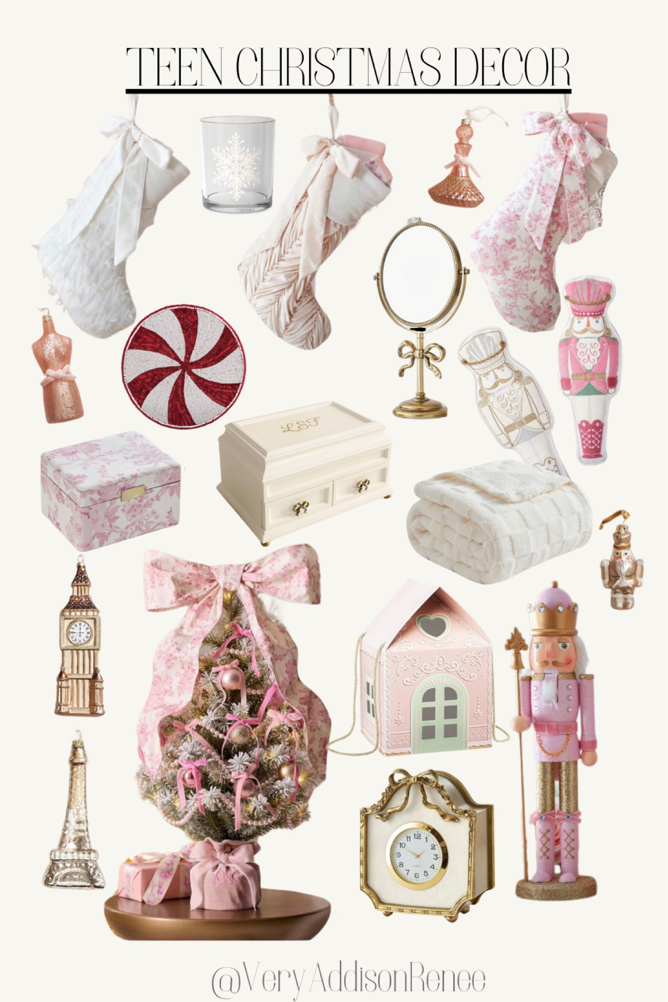 Teen girl Christmas room decor! I personally LOVE the nutcracker elements, mirror and stockings! Pottery barn really knows what a teen wants😉
Follow for more!






gifts, gifts for her, ltk gift guide, ltk gifts, teen gift guide, gift guide, gift basket, gift ideas, gifts for teens, gifts for girls, teen girl, teen girl gift, tween gift, teen girl gift guide, tween gifts, tween gift guides, tween girl gifts, ltk teen,
Christmas, Christmas gift, Christmas gift 2024, Christmas gift guide, girls Christmas gift, Christmas gift for her, Christmas gift ideas, Christmas ltk, ltk Christmas, Christmas decor, xmas decor, xmas gifts, Christmas items, Christmas decorations, Christmas home decor, home decor, home decoration, Christmas decoration, Christmas tree, Christmas ornaments, nutcracker pillow

#LTKSeasonal #LTKGiftGuide #LTKHoliday