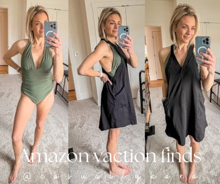 One of the best one piece suits I’ve tried this year! The dress…it’s not actually Free People. Can you believe it? Wearing small in both. The size chart in the product page for suit seems to be accurate.

#LTKover40 #LTKswim #LTKfindsunder50
