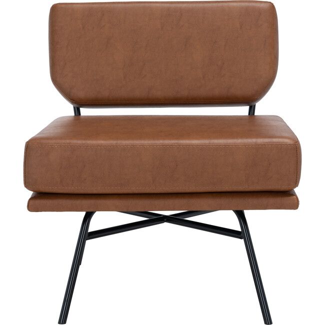 Safavieh | Kermit Accent Chair, Brown | Maisonette | Maisonette