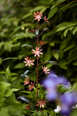 Multi Flower Iron Stake | Anthropologie (US)