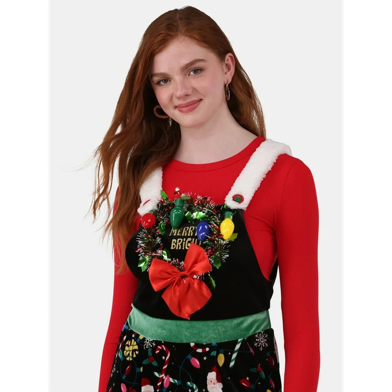 No Boundaries Women's Christmas Jumpsuit | Walmart (US)
