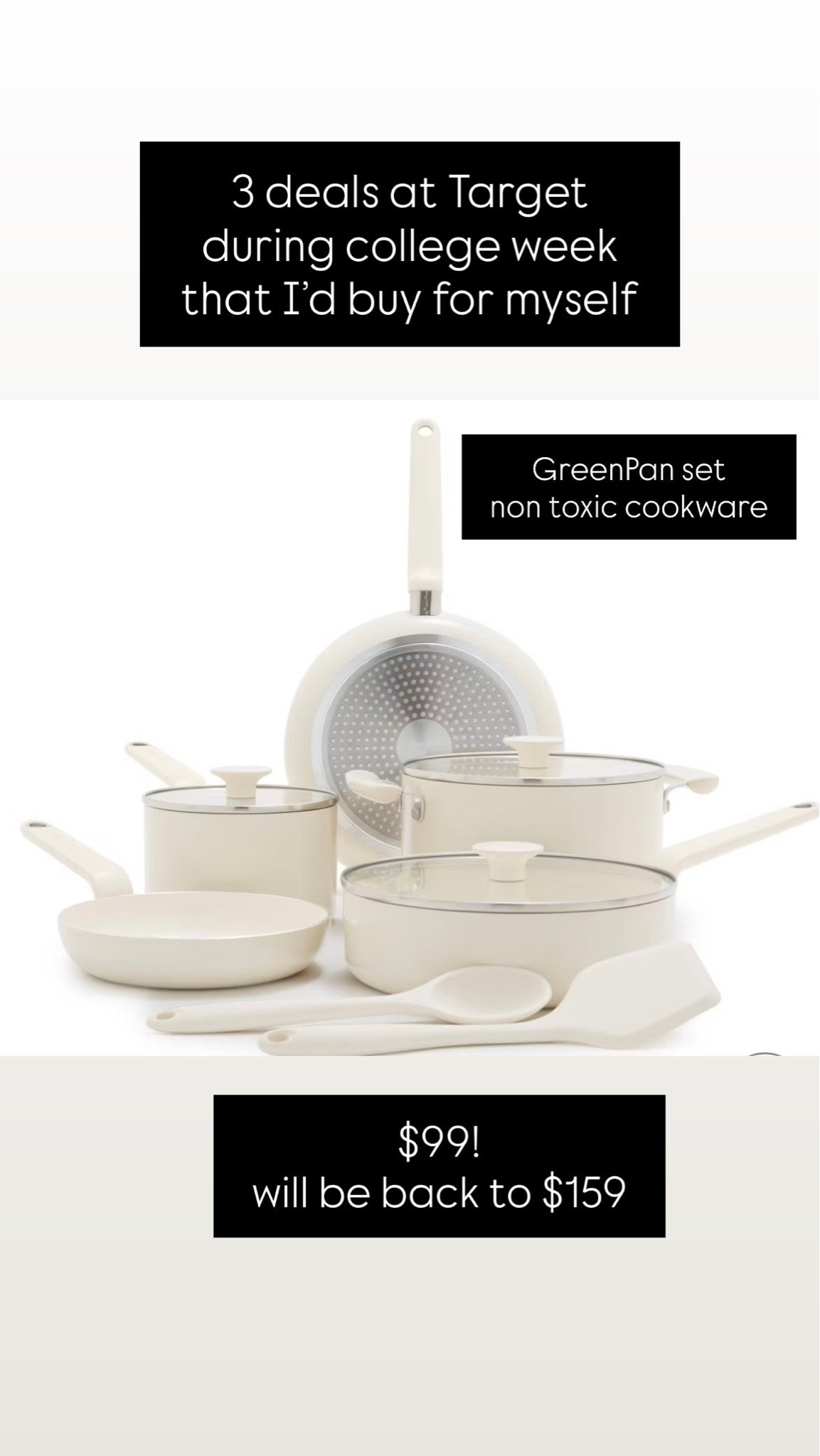 Non-toxic cookware set on sale at @Target #cookware #nontoxic

#LTKfoodie #LTKSaleAlert #LTKHome