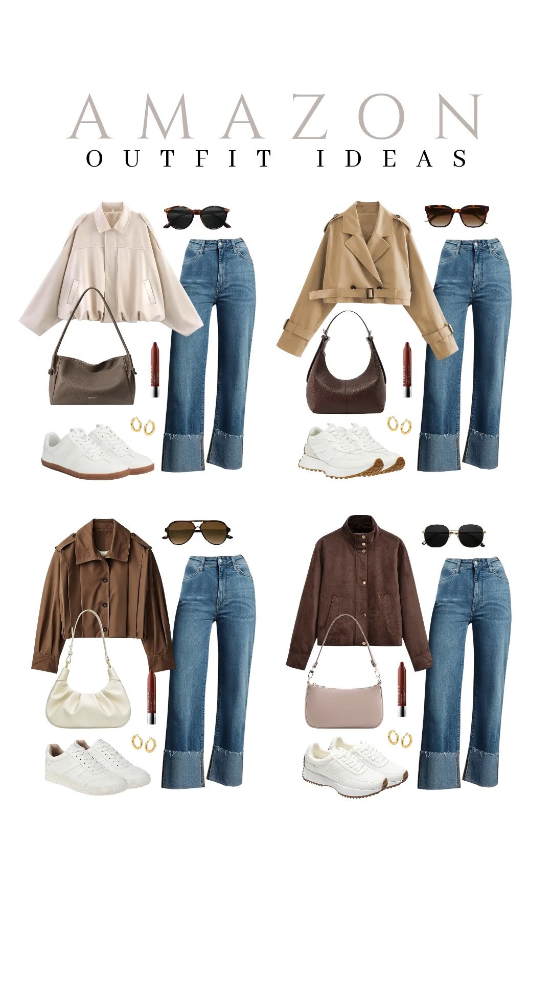 Sharing with you some outfit ideas for these coats and jackets paired with jeans. All combinations are cool, right?! 

 #LTKSeasonal #LTKSaleAlert #LTKTravel