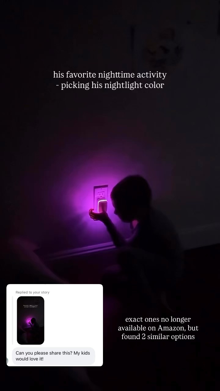 Similar nightlights that you can select the color