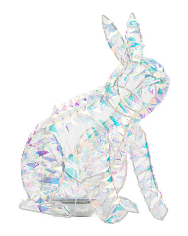 16in 3d Led Sitting Bunny Decor | TJ Maxx