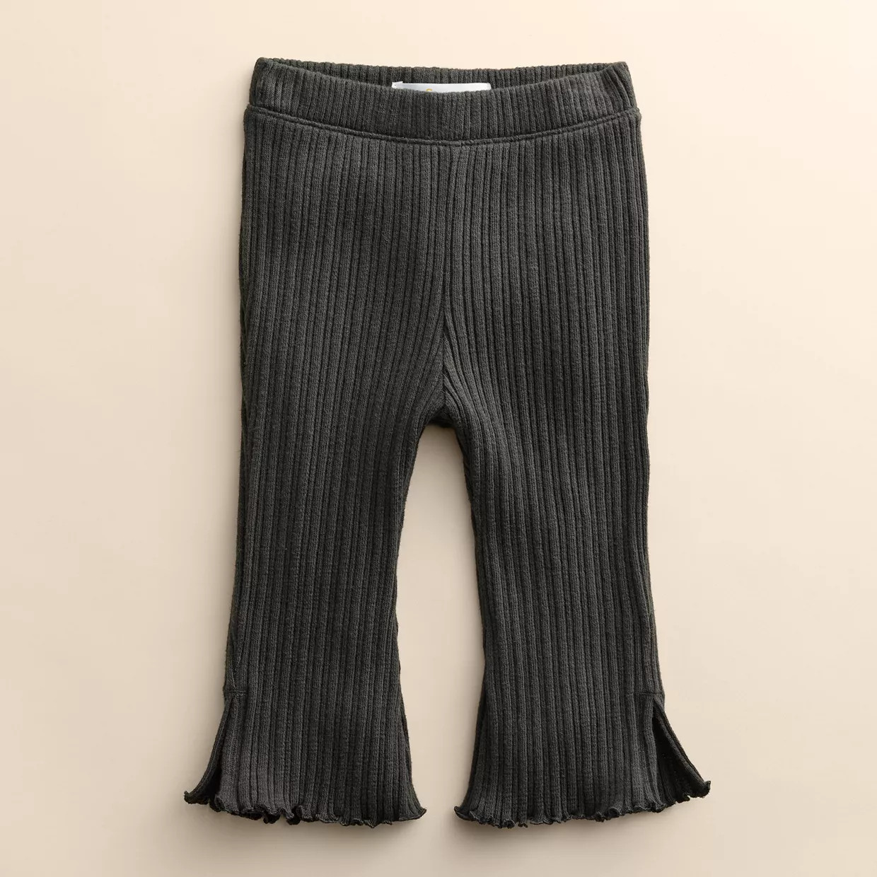 Baby & Toddler Girl Little Co. by Lauren Conrad Ribbed Split Hem Pants | Kohl's