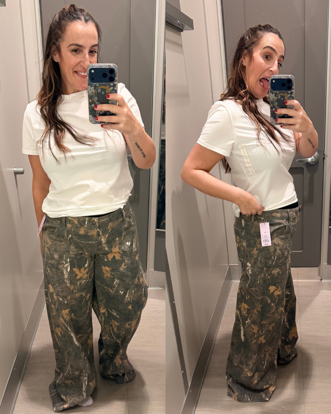 These run REALLY big! Definitely size down if you get them. Im in a medium and they are way too big. Size medium in the tee.  

 #LTKootd #LTKOver40 #LTKFindsUnder50