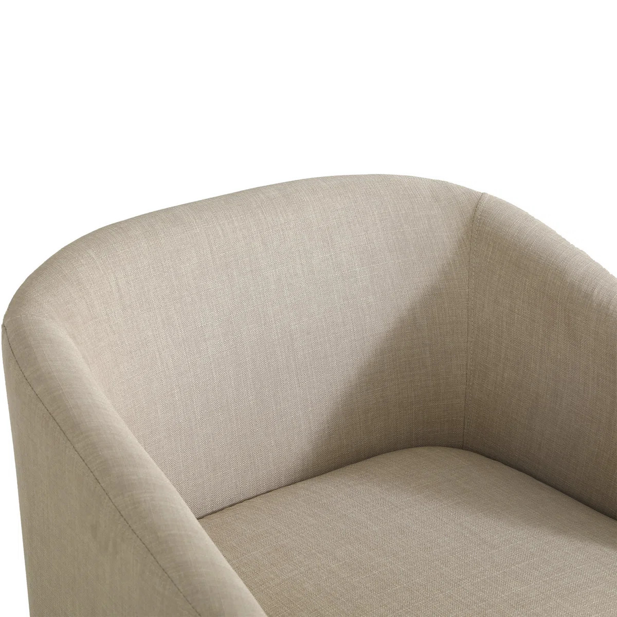 Swivel Barrel Chair With Solid Wood Base | Wayfair North America