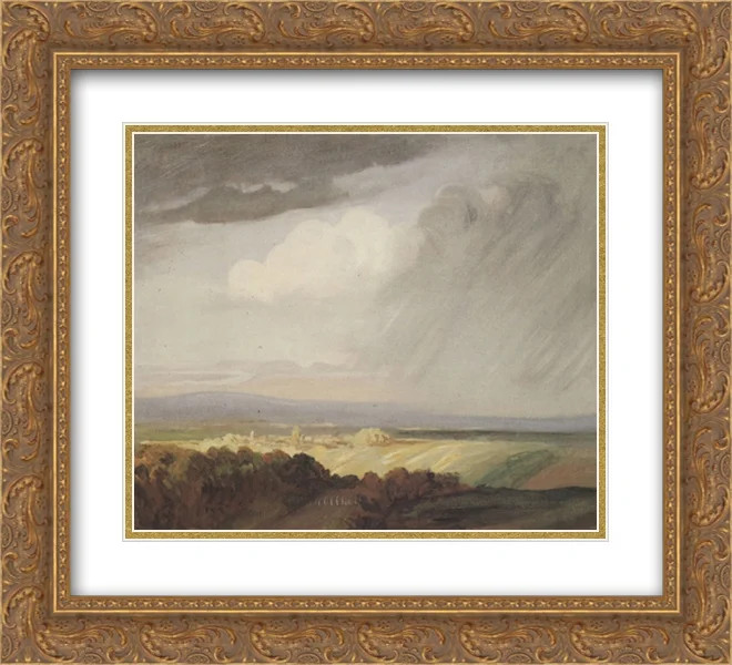 Theophile Steinlen 2x Matted 22x20 Gold Ornate Framed Art Print 'Thunderstorms Over the Valley ' | Walmart (US)