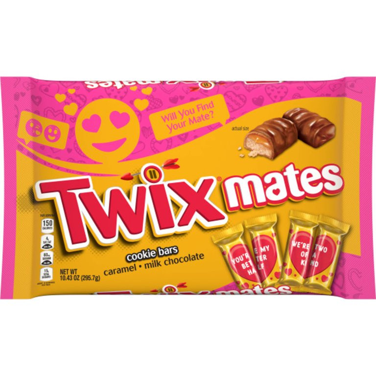 Twix Mates Chocolate Valentine's Day Candy Bars - 10.43oz | Walmart (US)