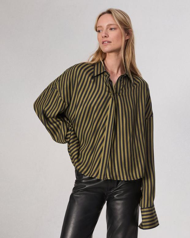 Martha Silk-Blend Shirt | rag & bone