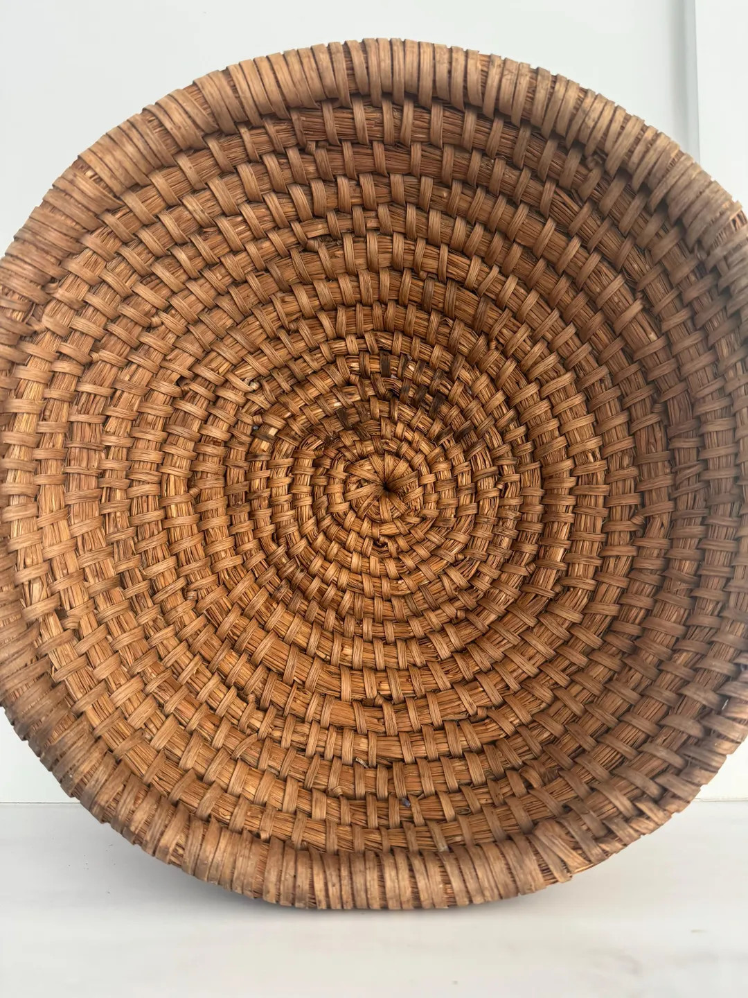 Vintage French Rye Basket | Handwoven Bread Basket, 13" Round - Etsy | Etsy (US)