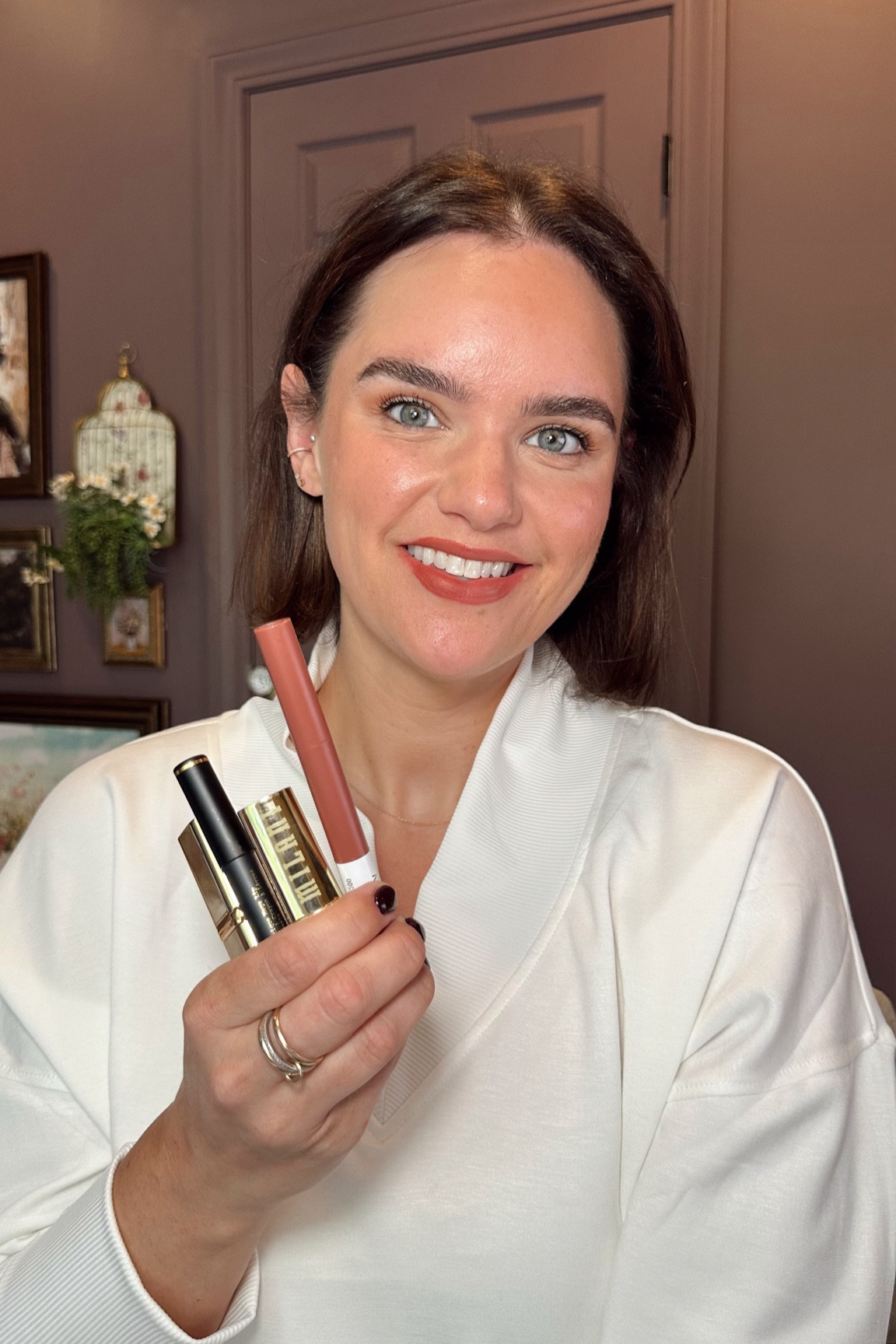 The Maybelline crayon is solid dupe for Taylor Swift’s new lip color - Pat McGrath Nude Oasis. And under $10!