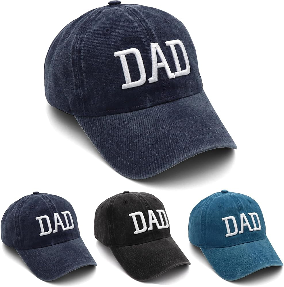 Dad Hats for Men- Fathers Day Birthday Gifts for Dad Husband Papa Him from Daughter Son Wife- Onl... | Amazon (US)