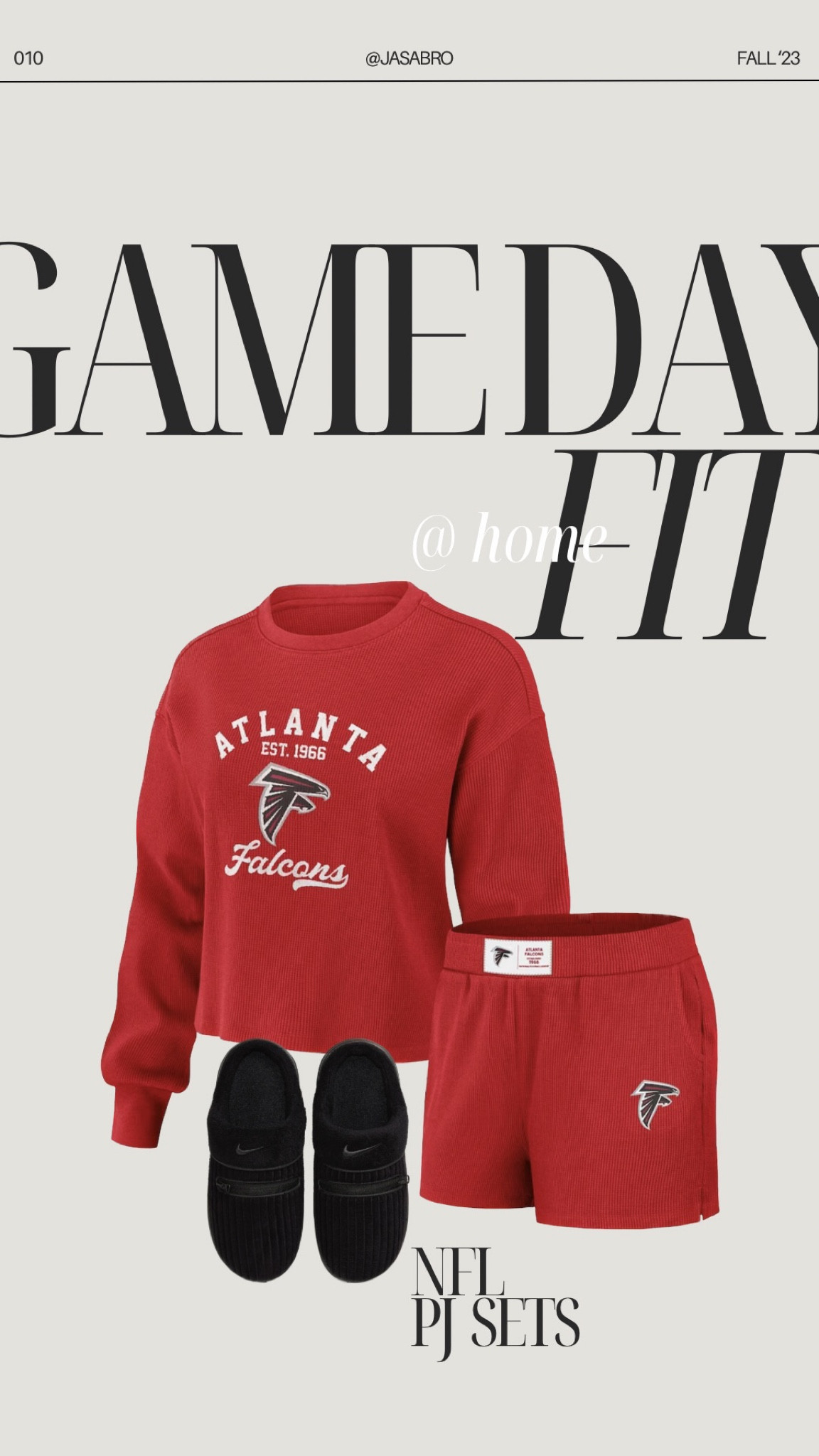 NFL gear to wear when you want to curl up and watch your team from home !!

football fashion, sporty, sport, sport style, NFL, sports wear, sporty outfit, outfit inspo, stylist, comfy outfit, Nike, Fanatics, fall fashion, fall outfit, fall style, cozy, PJ Set, slippers 

#LTKSeasonal #LTKstyletip #LTKfindsunder100