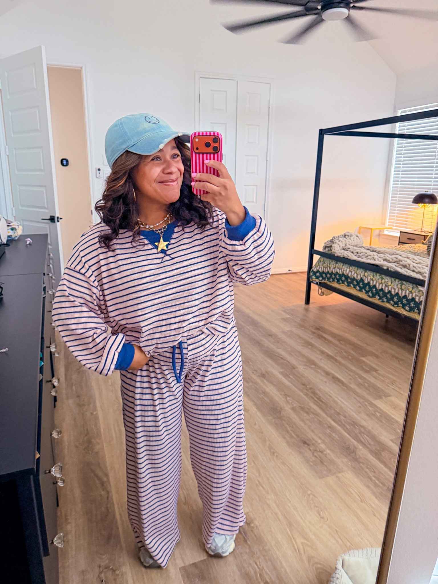 SET: another day, another stripped set! This one is so comfy! Wearing a medium in both pieces - runs TTS!

#LTKootd #LTKPetite #LTKmomlife