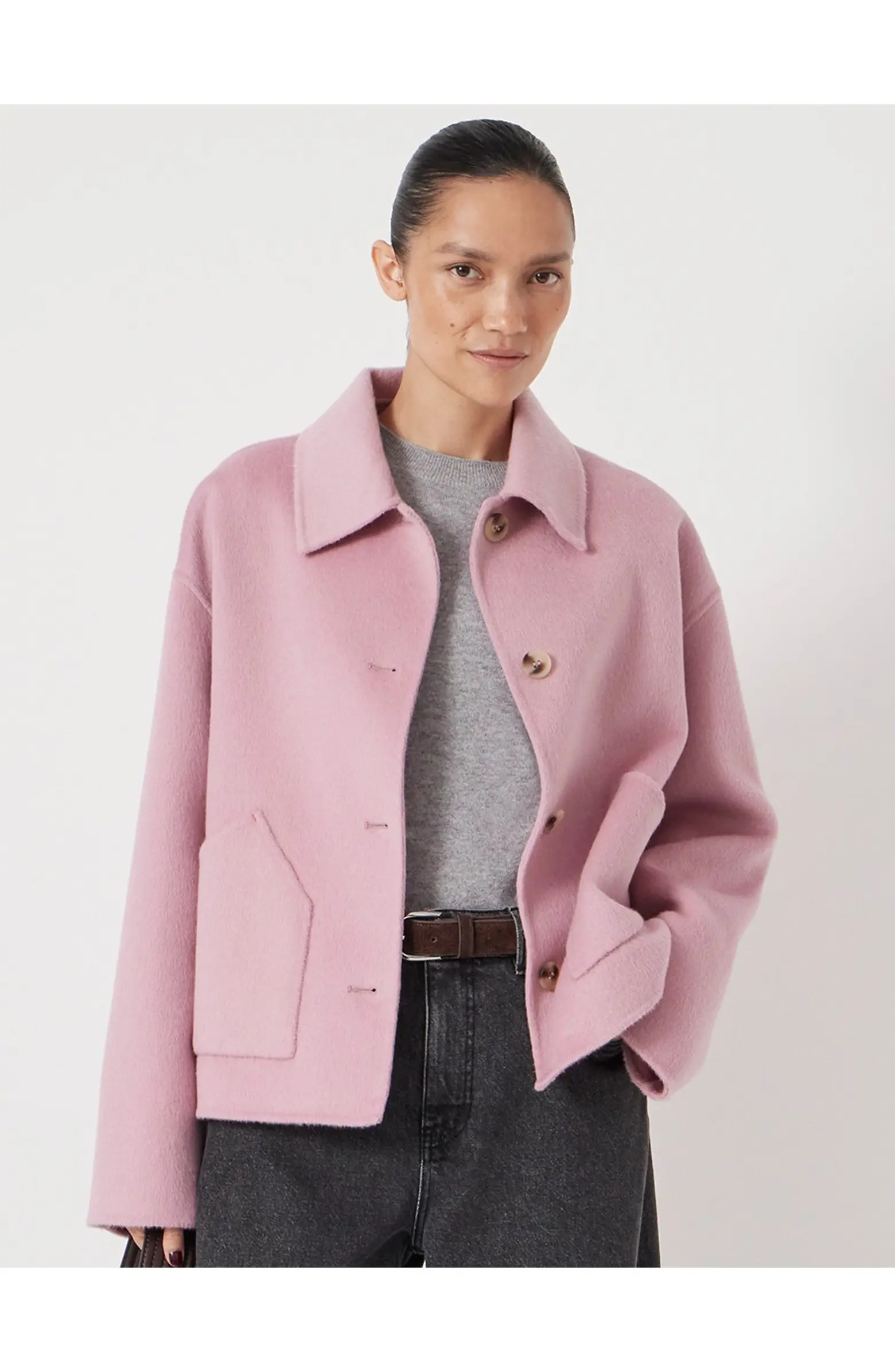 Pure Wool Double Faced Jacket | Nordstrom
