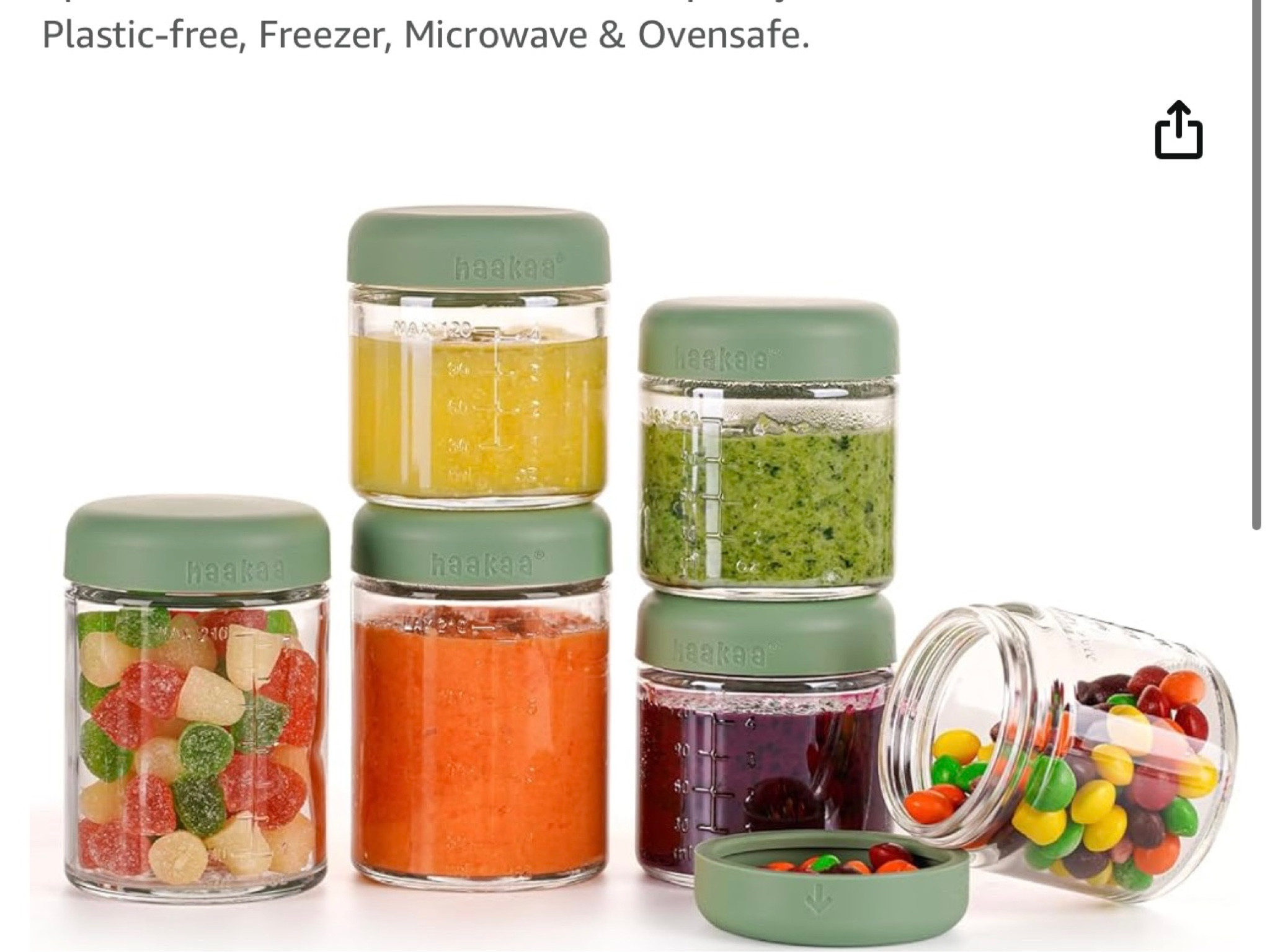 BLW reusable food storage jars 

#LTKbaby