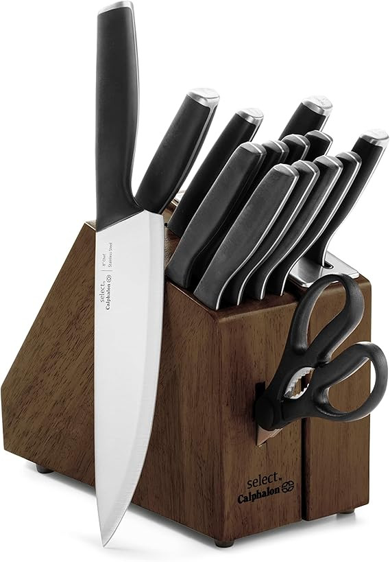 Select by Calphalon™ Self-Sharpening Knife Set with Block       Send to LogieInstantly adds thi... | Amazon (US)