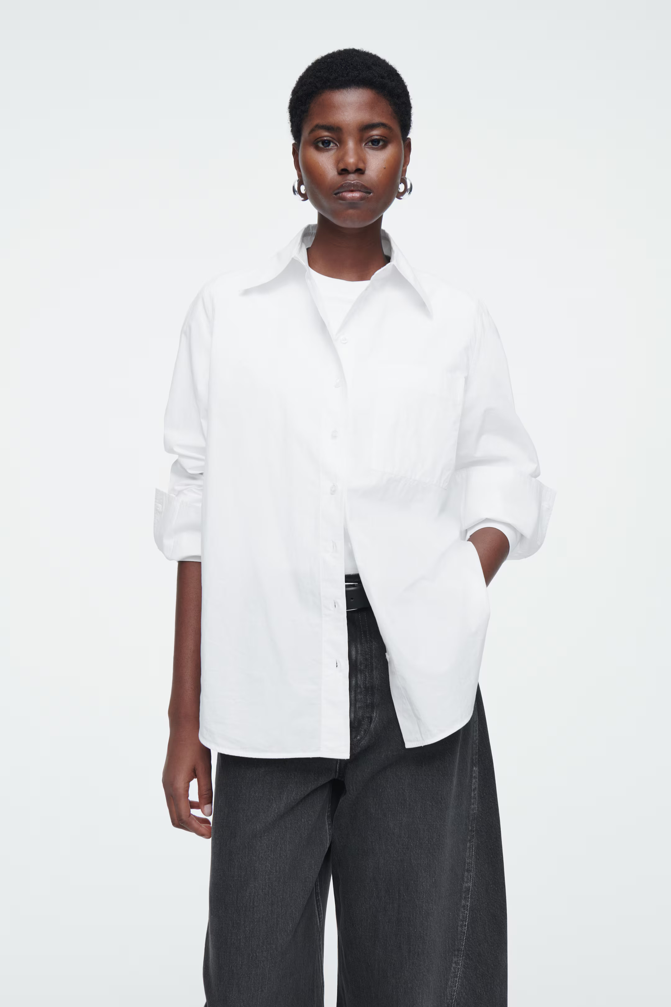 CAMISA SASTRE OVERSIZE | H&M (FR, IT, ES, PT, BE)