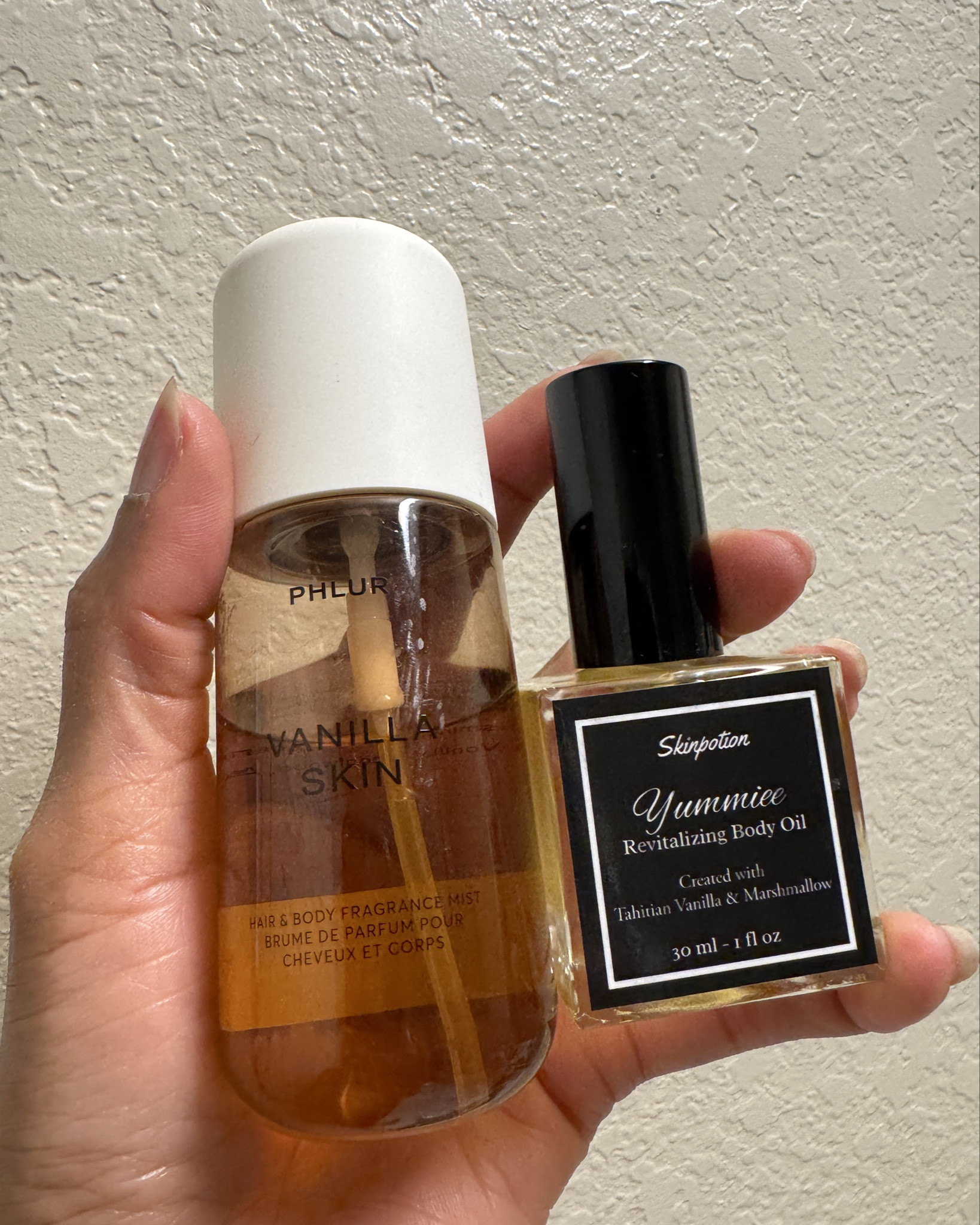 Scent of the day  plus shower routine for my birthday. Can we say how much I love VANILLA and gourmand scents?! What’s your go to scents right now?

I just received this bottle of Yummie. I’ve been looking for the re-release of this scent for a whole year. 

As a treat to myself I’m looking forward to scent shopping today for birthday gift to myself. Stay tuned for what I purchase. 

Vanilla Phlur notes: Pink Pepper, Sugar Crystals, Cashmere Wood, Lily, Jasmine, Vanilla, Sandalwood, and Benz

Yummie notes: Tahiti, Mexico, and Madagascar infused with Marshmallows, Butter Cream, Brown Sugar, Vanilla Orchid,  Whipped Cream, Mahogany, Tonka Bean, Sandalwood, and Musk.

#LTKselfcare