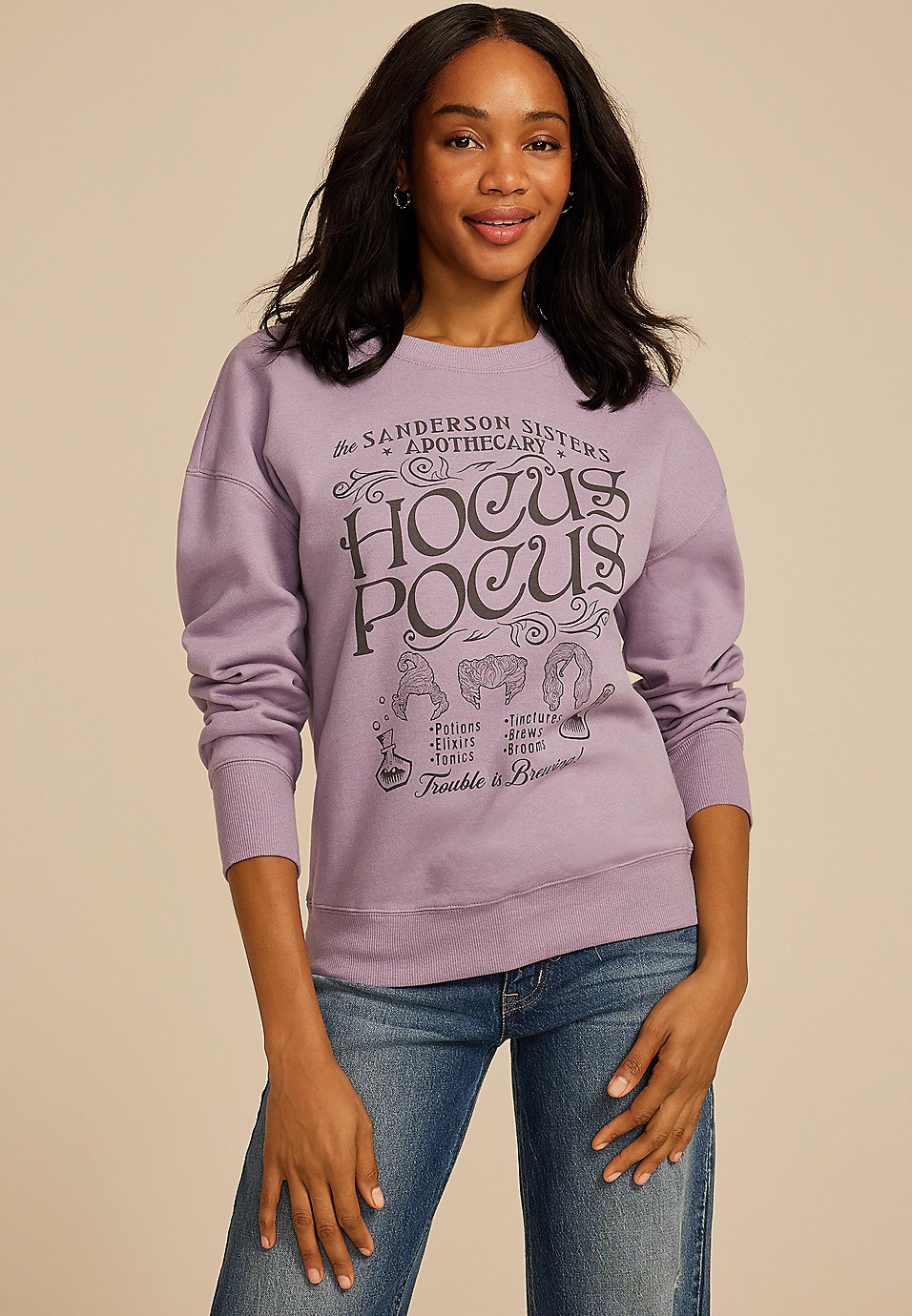 Hocus Pocus Relaxed Fit Sweatshirt | Maurices