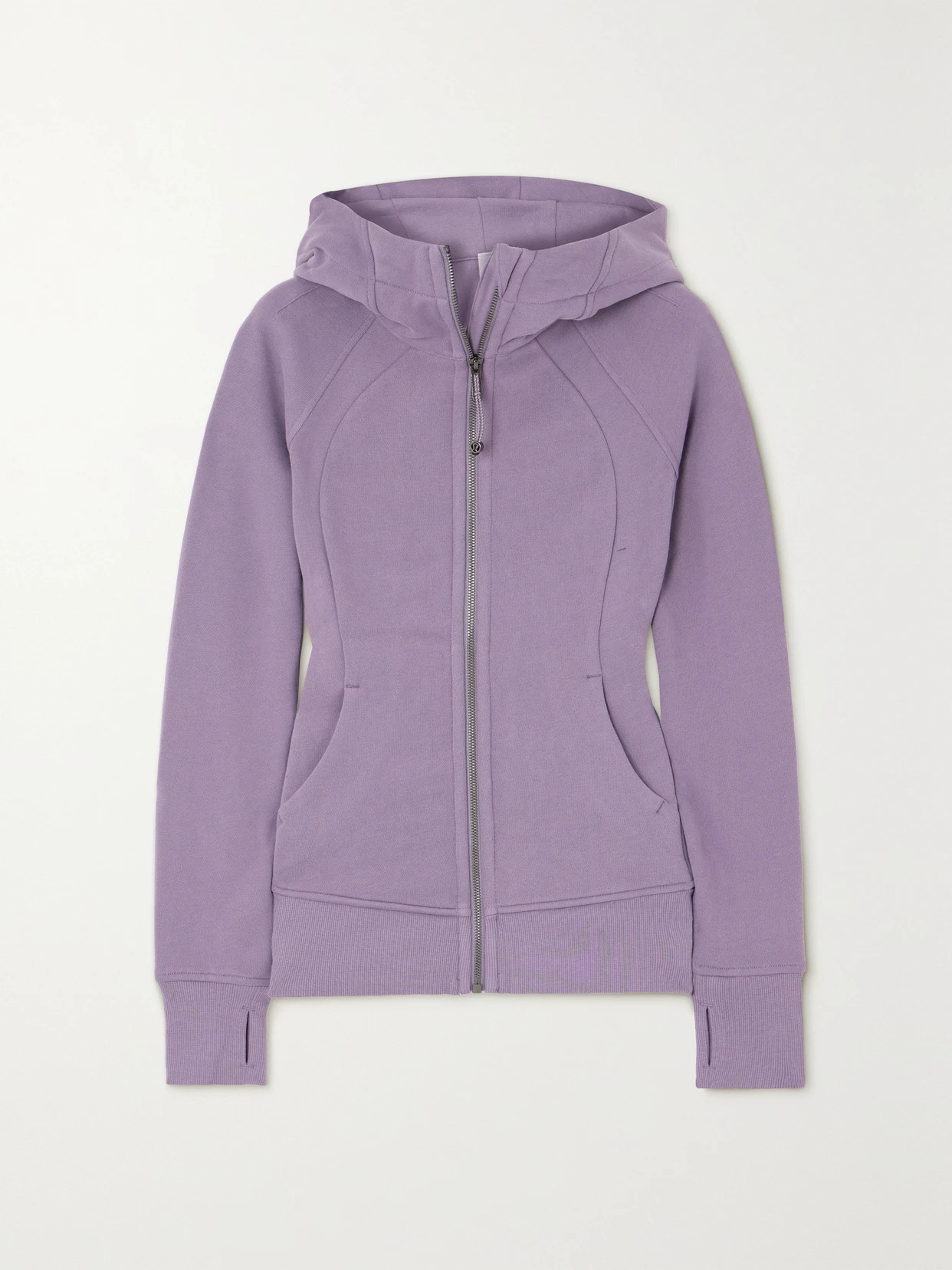 lululemon - Scuba Cotton-blend Jersey Hoodie - Purple | NET-A-PORTER (US)