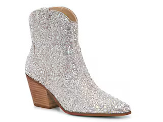 Betsey Johnson Emory Rhinestone Western Boot | DSW