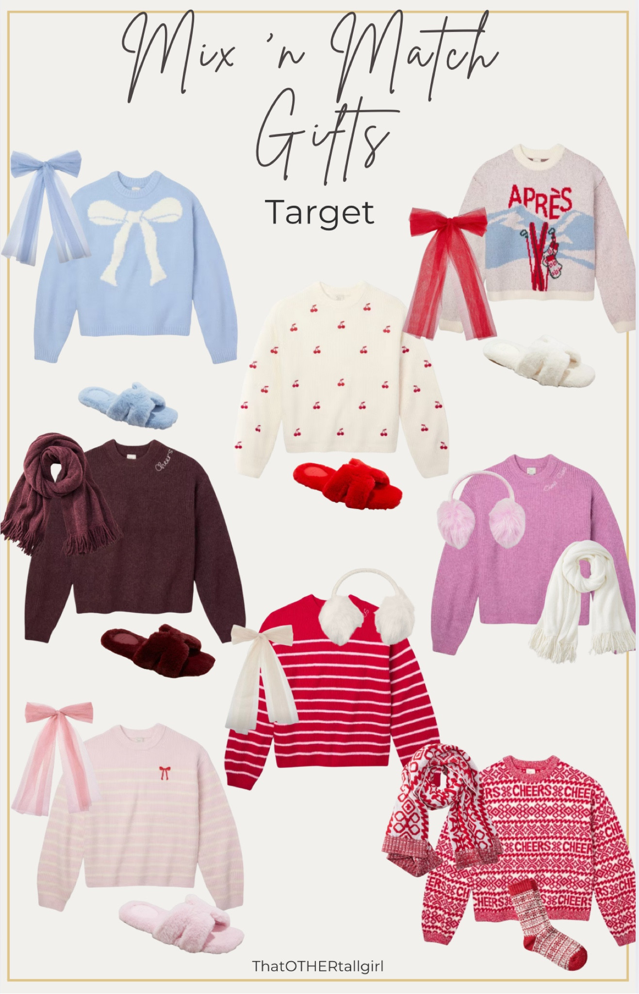 Mix n match gifts and sweaters from @Target @targetstyle #ad #target #targetpartner #targetstyle

#LTKGiftGuide #LTKCyberWeek #LTKHoliday