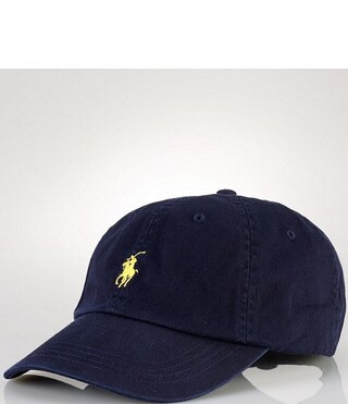 Classic Cotton Embroidered Chino Sports Cap | Dillard's