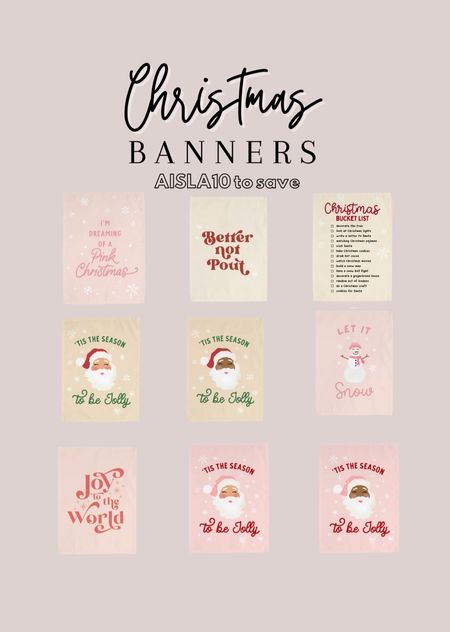 Hunny  prints Christmas banner 

#LTKSeasonal #LTKGiftGuide #LTKHoliday