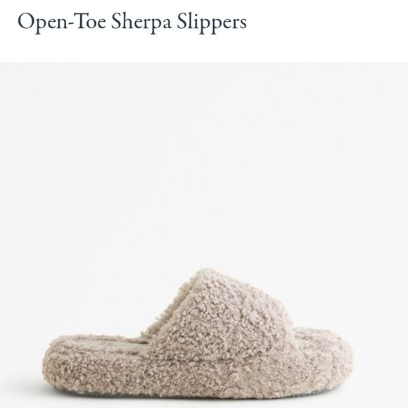 Abercrombie open-toe shepra slippers | Poshmark