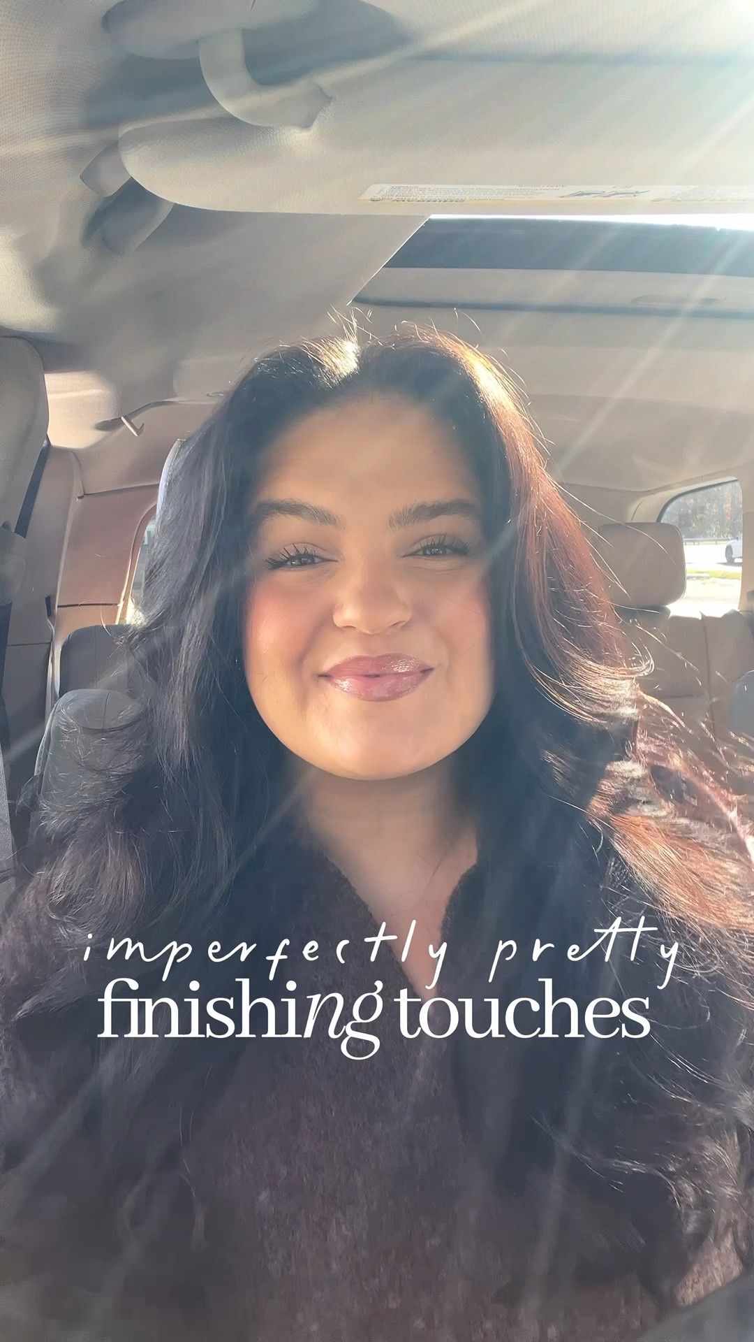 romanticizing running late + doing my finishing lil beauty touches in the car at red lights 🚦 hehe 

• one of my all-time favorite liners refy beauty fawn
•don’t sleep on hot pink lip oils haus labs sheer cherry
•this mascara is making me rethink my brown mascara obsession maybelline sky high
•sleep on + set your curls always with kitsch hair rods

#LTKBeauty #LTKMidsize