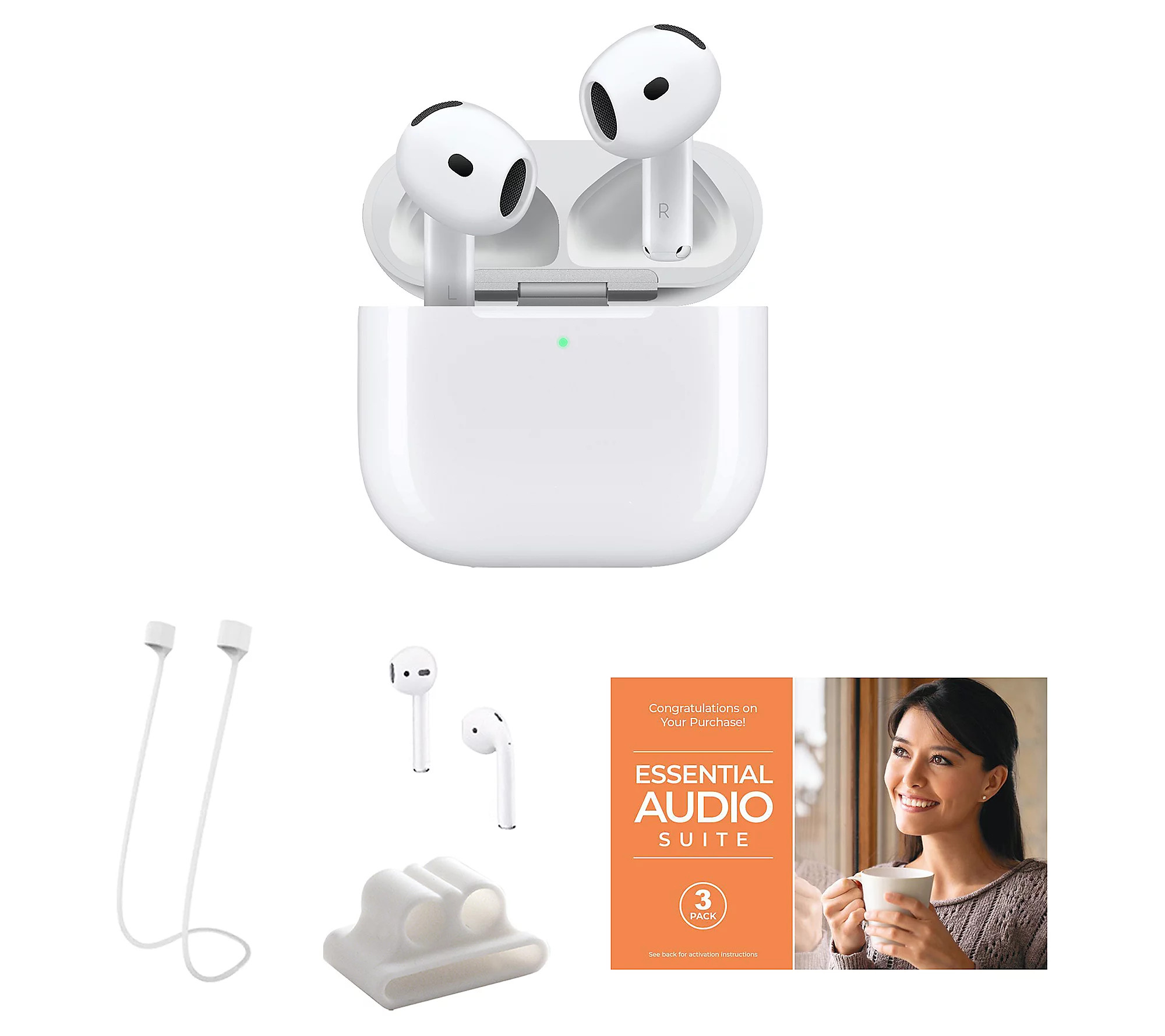 Apple AirPods 4 Wireless Earbuds | QVC