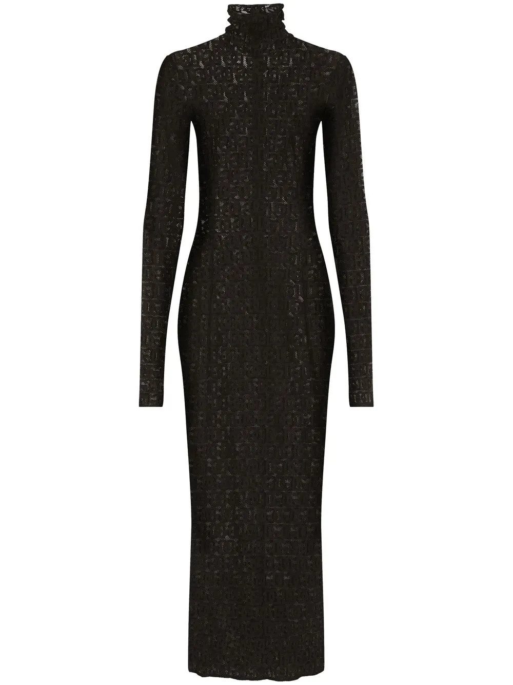 DG-logo tulle midi dress | Farfetch Global