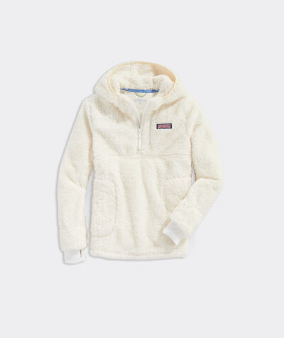 Girls' Stillwater Sherpa Fleece Hooded Tunic | vineyard vines