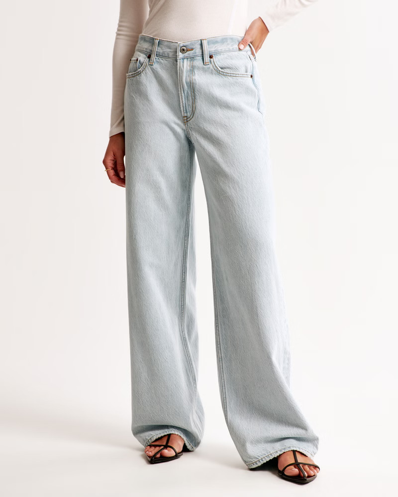 Women's Low Rise Ultra Loose Jean | Women's Bottoms | Abercrombie.com | Abercrombie & Fitch (US)