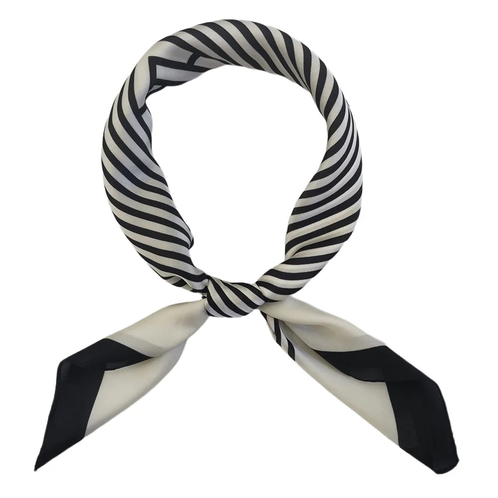 FONYVE Silk Feeling Scarf Medium Square Satin Head Scarf for Women with Gift Packed 27.5" × 27.5... | Walmart (US)