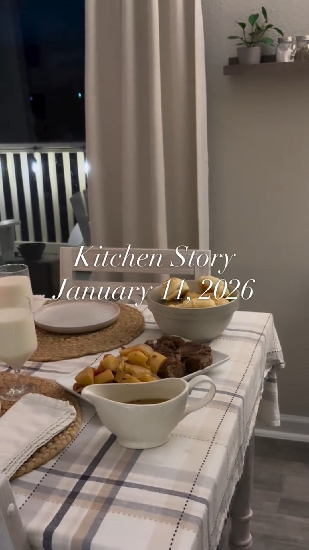 Sunday dinner, just before we sat down.

Pot Roast from Magnolia Table Volume 2, cooked low and slow and falling apart the way you hope it will. Truffle Butter Rolls from Magnolia Table Volume 3, still warm, rich and buttery with that earthy truffle flavor that shows up just enough to feel special without taking over. Candles lit, the kitchen softer, slower, like it was telling us to sit down already. And a Coconut Cream Cake from Magnolia Table Volume 3 sitting off to the side, quietly waiting its turn.

Dinner was good. Filling. Familiar. But the cake is what stuck with me. It was nice the first night. Soft, creamy, sweet in a gentle way. And then the next day it surprised me. Chilled from the fridge, the layers settled, the coconut flavor deeper. One bite and I was right back in childhood, eating those frozen coconut layer cakes from the store.

I’m cooking my way through Magnolia Table Volumes 1, 2, and 3 and calling it the Jeanie Jo & Joanna Project. Pot roast, rolls, and cake were recipes 219-221 of 457.

Gracefully yours, 
🫶🏻 Jeanie Jo

#sundaydinner #homecooked #foodwriter #kitchenstories #magnoliatable

#LTKfoodie #LTKHome