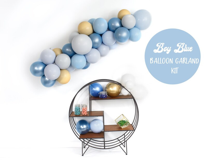 Baby Blue  DIY Matte Balloon Garland Kit W. Double Stuff | Etsy | Etsy (US)