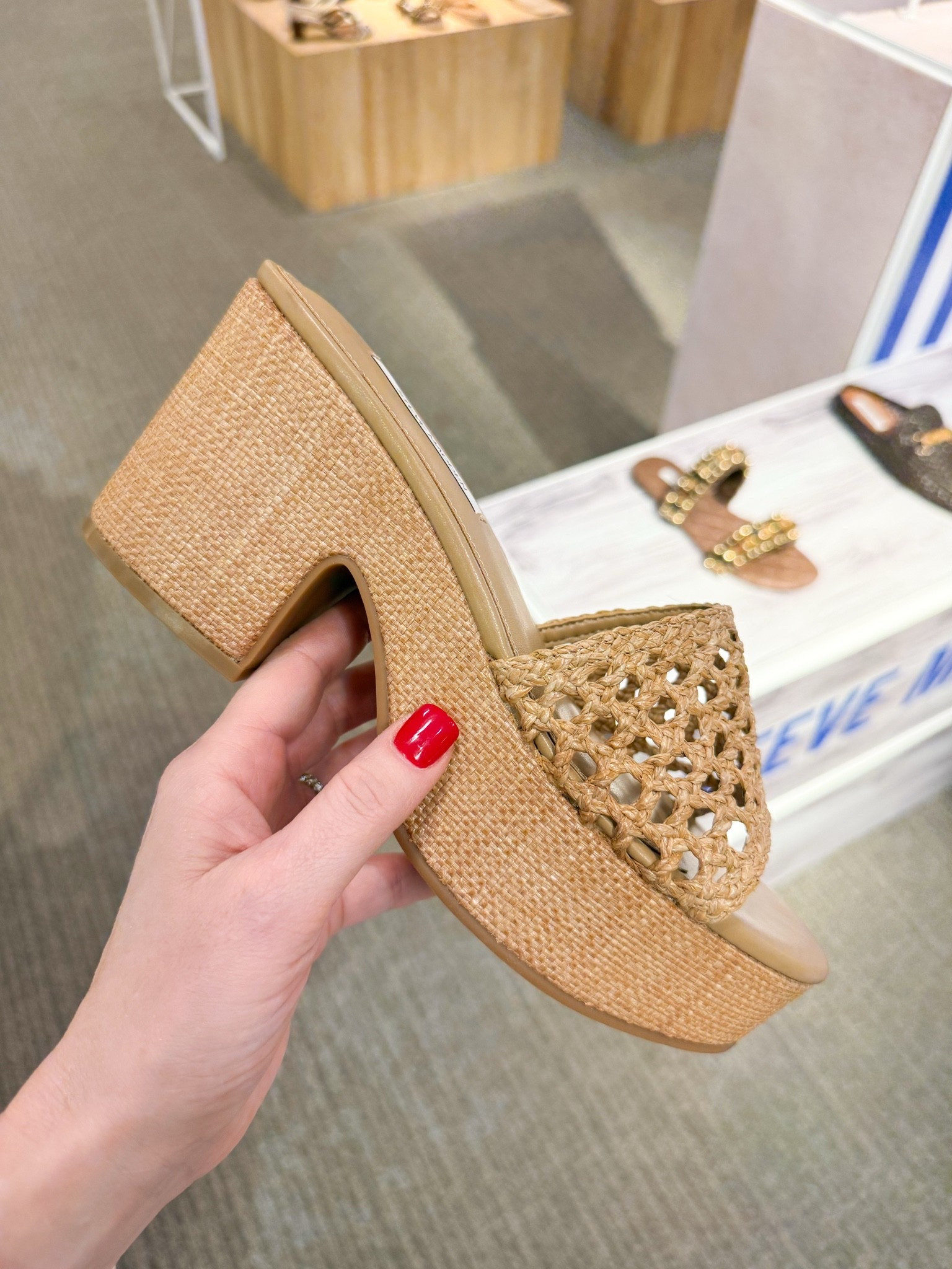 If you’re looking for a little bit more height, but you don’t want to kill the arch of your foot. This is a great option and it’s affordable and it literally goes with everything.