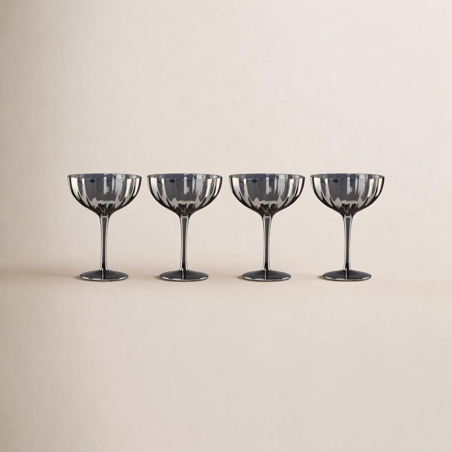 Curva Luxe Coupe Set of 4 | Wayfair North America