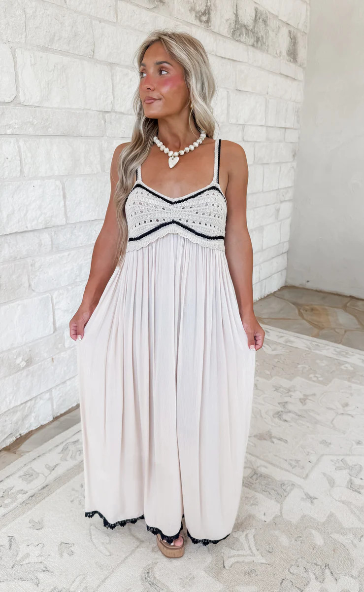 Saltwater Shore Crochet Maxi | CK Squared Boutique