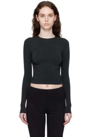 Black New Vintage Long Sleeve T-Shirt | SSENSE
